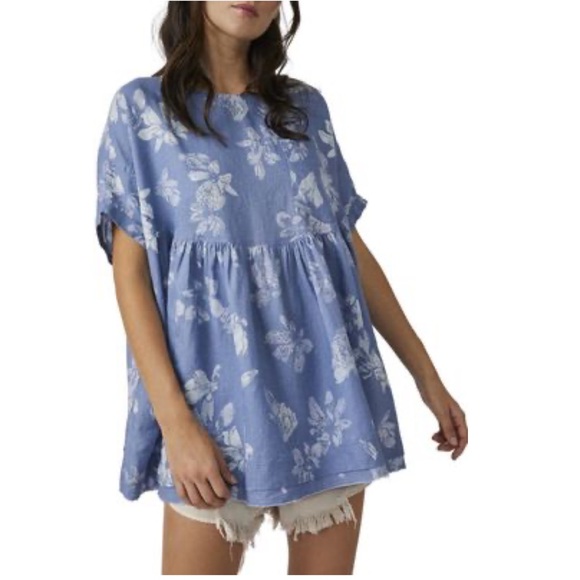 WE THE FREE FREE PEOPLE floral moon city top Large - Picture 2 of 3